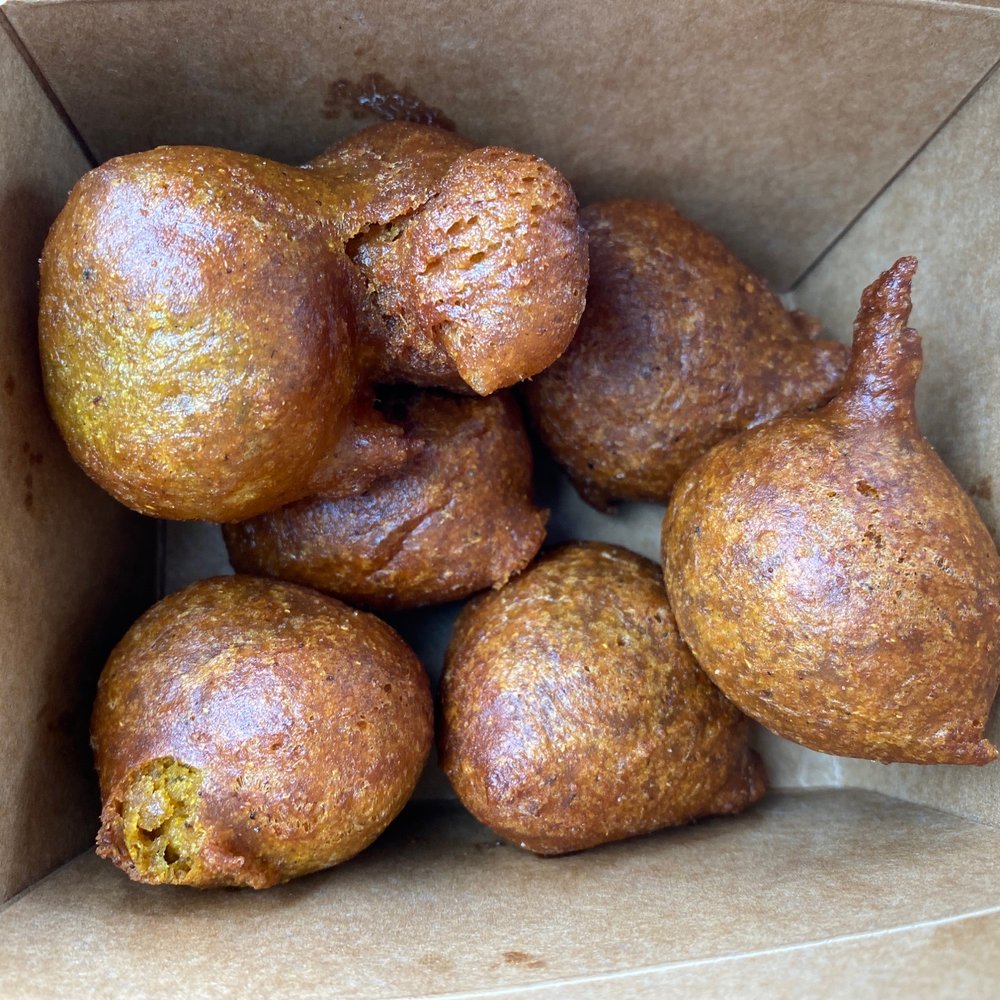 Desmond's Island Soul Grill - Pholouri (vegan) - Caribbean Near Me - Virginia Beach, Virginia