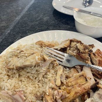 Sahara Restaurant - The chicken swarma plate with some already eaten because it was to good to wait. - Middle Eastern Near Me - Dearborn, Michigan