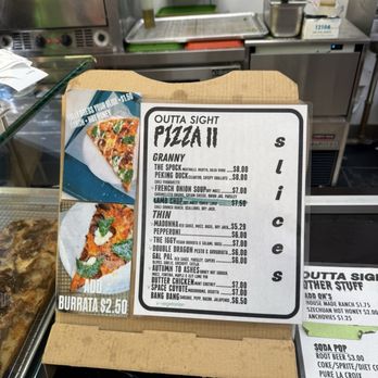 Outta Sight Pizza - Menu - Pizza Near Me - San Francisco, California