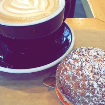 Bibble & Sip - Lavender latte and earl grey cream puff - Coffee & Tea Near Me - New York, New York