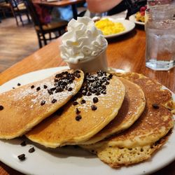 Chocolate chip pancakes