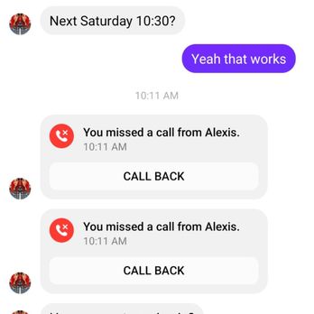 Creative Beauty Salon - Her not answering a simple message with proof she said 1030..just dumb really - Hair Salons Near Me - Tucson, Arizona
