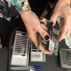 Instyle Designs Salon & Spa - Each lash is glued on to your existing lash. Tori described the various lengths of the lashes