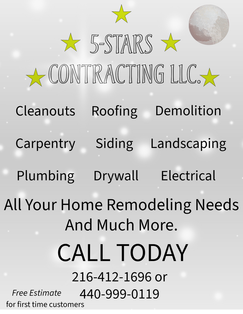 Slide of 5 Star Contracting