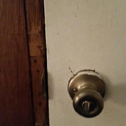The Lighthouse Motel - The door has been kicked in!