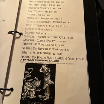 Denson Liquor Bar - Menu - Cocktail Bars Near Me - Washington, DC, District of Columbia