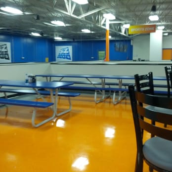 Sky Zone Trampoline Park - The upstairs Parents Zone...a good vantage point for watching the action. - Trampoline Parks Near Me - Roswell, Georgia Sky Zone Trampoline Park - The upstairs Parents Zone...a good vantage point for watching the action. - Trampoline Parks Near Me - Roswell, Georgia