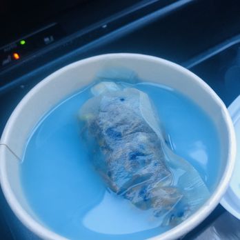 The Futile Bakery - Blue Jasmine tea. "Smurf blue" with tea and sugar. Huge tea bag! - Bakeries Near Me - Lexington, Kentucky The Futile Bakery - Blue Jasmine tea. "Smurf blue" with tea and sugar. Huge tea bag! - Bakeries Near Me - Lexington, Kentucky