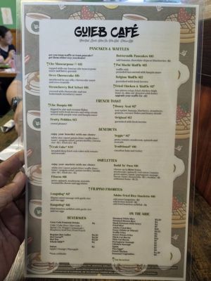 Menu photo 1 Guieb Cafe Honolulu, HI Menu photo 1 Guieb Cafe Honolulu, HI