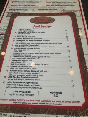 Menu photo 6 Joey's Pizza Marco Island, FL Menu photo 6 Joey's Pizza Marco Island, FL