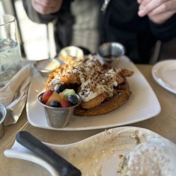 Kneaders Bakery & Cafe - Chicken and pecan pumpkin waffles. - Cafes Near Me - Parker, Colorado