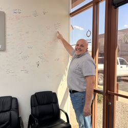 The Well Chiropractic Clinic - He finally made it on the Wall of Champions.