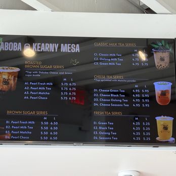 Daboba @ Kearny Mesa - Menu - Bubble Tea Near Me - San Diego, California Daboba @ Kearny Mesa - Menu - Bubble Tea Near Me - San Diego, California