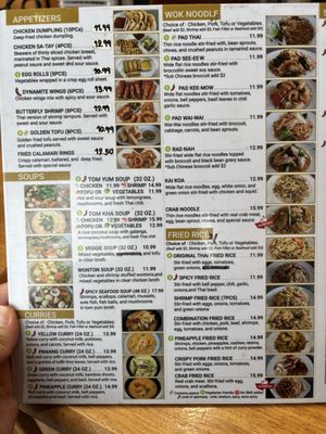 Menu photo 8 Original Thai Artesia, CA