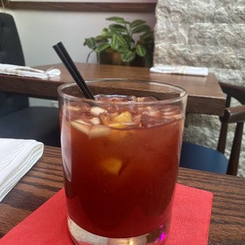 Kantu Peruvian Cuisine - Mango Red Sangria - Peruvian Near Me - Queens, New York Kantu Peruvian Cuisine - Mango Red Sangria - Peruvian Near Me - Queens, New York