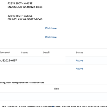 White River Tree Service - Notice the name change and the first issuance date for this new business! What a fraud. - Tree Services Near Me White River Tree Service - Notice the name change and the first issuance date for this new business! What a fraud. - Tree Services Near Me