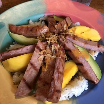Nomads Canteen - Spam entree. Watufaka. Spam and rice were good. - Comfort Food Near Me - San Clemente, California Nomads Canteen - Spam entree. Watufaka. Spam and rice were good. - Comfort Food Near Me - San Clemente, California