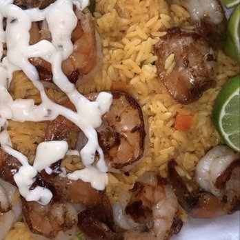 Fancy Fish - shrimp and rice in a styrofoam container - Fish & Chips Near Me - Union City, New Jersey Fancy Fish - shrimp and rice in a styrofoam container - Fish & Chips Near Me - Union City, New Jersey