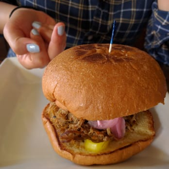 Hillside Farmacy - Knuckle (pulled pork) sandwich - New American Near Me - Austin, Texas