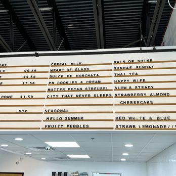 milk + sugar - Menu L - Ice Cream & Frozen Yogurt Near Me - Houston, Texas