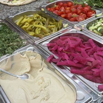 Sim Sim - The spreads and veggies - Falafel Near Me - Munich, BY Sim Sim - The spreads and veggies - Falafel Near Me - Munich, BY
