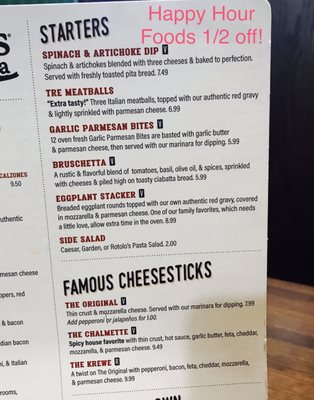 Menu photo 2 Rotolo's Pizzeria Baton Rouge, LA Menu photo 2 Rotolo's Pizzeria Baton Rouge, LA