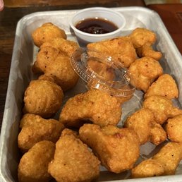 Deep fried cauliflower Deep fried cauliflower