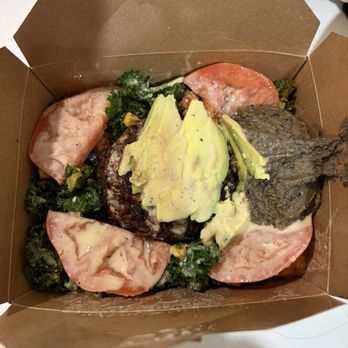 Sunflower Cafe - Burger bowl with black bean hummus - Cafes Near Me - Nashville, Tennessee
