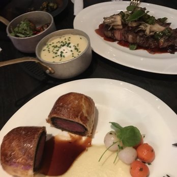Gordon Ramsay Hell's Kitchen - Beef wellington, Prime dry aged new york strip - Steakhouses Near Me - Stateline, Nevada