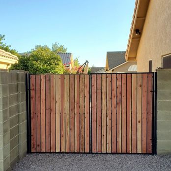 Elizalde's Welding - AFTER - RV gate - Metal Fabricators Near Me Elizalde's Welding - AFTER - RV gate - Metal Fabricators Near Me
