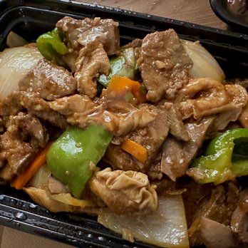 N.E. Chinese Restaurant - P15. Saute Pig's Liver, Intestines and Kidney - Chinese Near Me - Columbus, Ohio