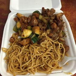Two item combo Kung pan chicken and spicy black pepper chicken