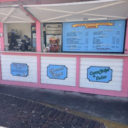 Outside and menu Outside and menu