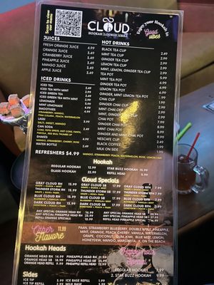 Menu photo 3 Cloud Hookah Lounge & Grill Sugar Land, TX Menu photo 3 Cloud Hookah Lounge & Grill Sugar Land, TX