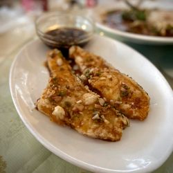 Asian Jewels Seafood Restaurant - Fried Chilean Sea Bass with Chef's special sauce