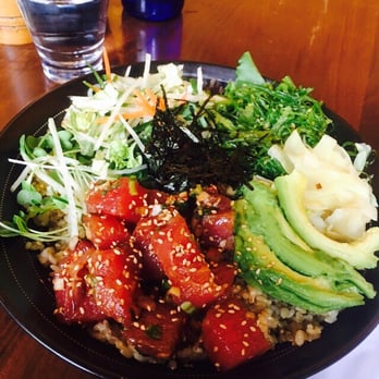 Pacific Catch - $18 Japanese wasabi Hawaiian poke bowl. Great flavor & content. I took at least half as left overs.... It's a large bowl. - Seafood Near Me - Campbell, California Pacific Catch - $18 Japanese wasabi Hawaiian poke bowl. Great flavor & content. I took at least half as left overs.... It's a large bowl. - Seafood Near Me - Campbell, California
