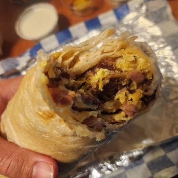 Burger Point - Combo Breakfast burrito $13-14 - Burgers Near Me - Riverside, California