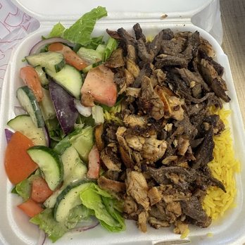 Skewers Mediterranean Grill - Mixed Shawarma Combination Plate to go - Mediterranean Near Me - Glendale, Arizona Skewers Mediterranean Grill - Mixed Shawarma Combination Plate to go - Mediterranean Near Me - Glendale, Arizona