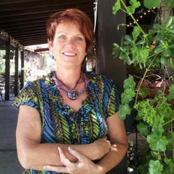 Standing by the tasting room at the Bernardo Winery