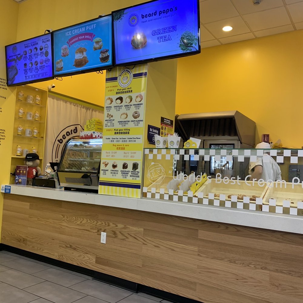 Beard Papa's - Indoor view - Desserts Near Me - Flushing, New York Beard Papa's - Indoor view - Desserts Near Me - Flushing, New York