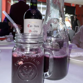 La Candela Restaurant - Chicha morada jarra - Peruvian Near Me - Hicksville, New York