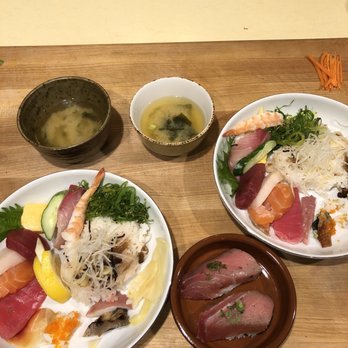 Akasaka Restaurant - Jo Chirashi Sushi + Miso soup + 3. Toro Sushi - Sushi Bars Near Me - Federal Way, Washington Akasaka Restaurant - Jo Chirashi Sushi + Miso soup + 3. Toro Sushi - Sushi Bars Near Me - Federal Way, Washington