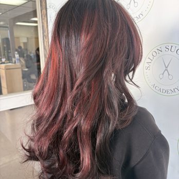 Salon Success Academy - Bernice did an amazing jobs dying my daughters hair it came out looking great. - Cosmetology Schools Near Me - Fontana, California Salon Success Academy - Bernice did an amazing jobs dying my daughters hair it came out looking great. - Cosmetology Schools Near Me - Fontana, California