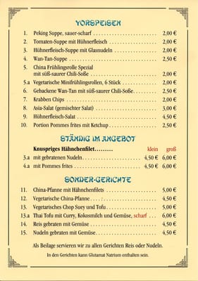 Menu photo 5 AsiaTU Husum, SH