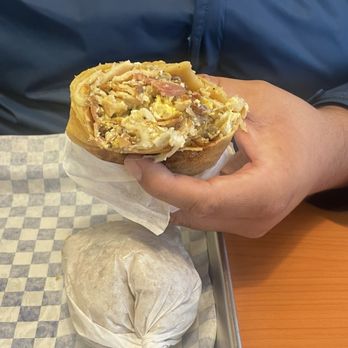 Flower Beans Creperie - Ham crepe burrito - Cafes Near Me - Covina, California