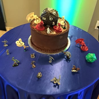 Stephen's Sweet Sensations - Grooms cake-Dungeons and Dragons theme - Desserts Near Me - Bacliff, Texas Stephen's Sweet Sensations - Grooms cake-Dungeons and Dragons theme - Desserts Near Me - Bacliff, Texas