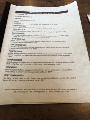 Menu photo 2 Naomi's Grill Prince Rupert, BC