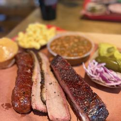 Terry Black's Barbecue - Jalapeño Cheddar Sausage, Brisket and Pork Rib