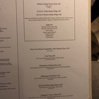 TĪNG - Menu part 3 - British Near Me - London, XGL