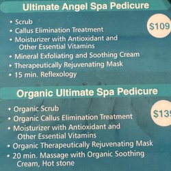 Of course she kept pushing the ultimate angels spa pedicure but was too lazy too basic pedicure.
